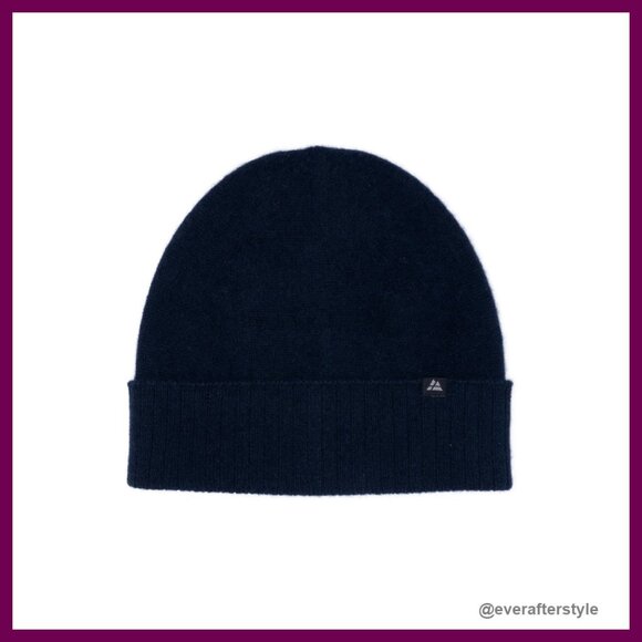 Luxury Cashmere Beanie Classic Minimal Chic Winter Warm Soft Stretchy main image 4